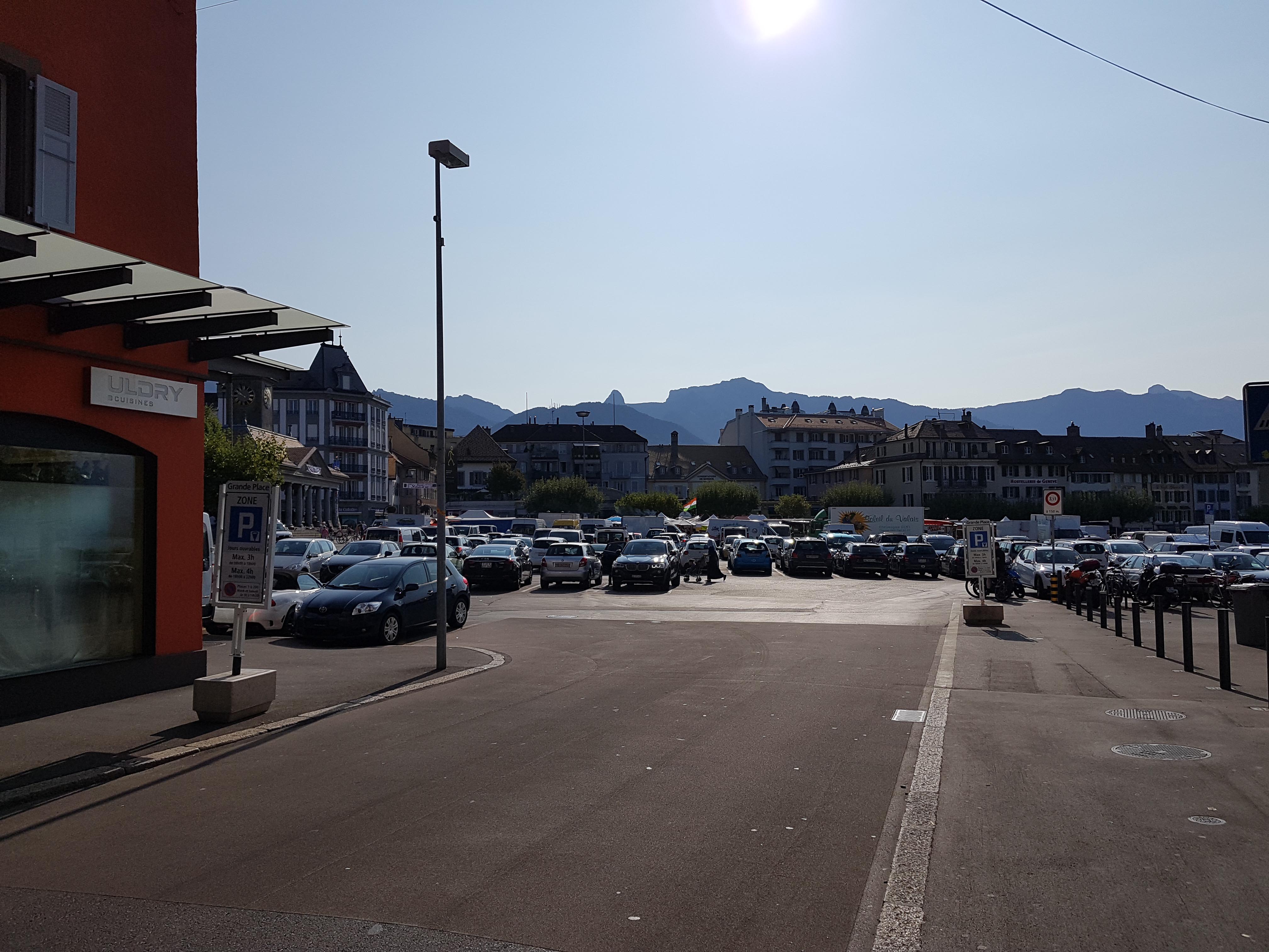 La circulation sur la Grande Place de Vevey sera restreinte dès l'automne en vue de la Fête des Vignerons